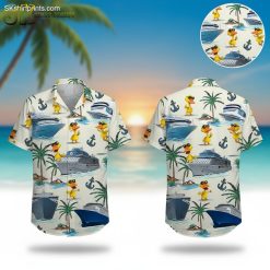 Cruising Duck Hawaiian Cartoon Ducks Cruise Ship - Adult & Kids T-Shirts, Sweatshirts & Hoodies apparel design preview 1
