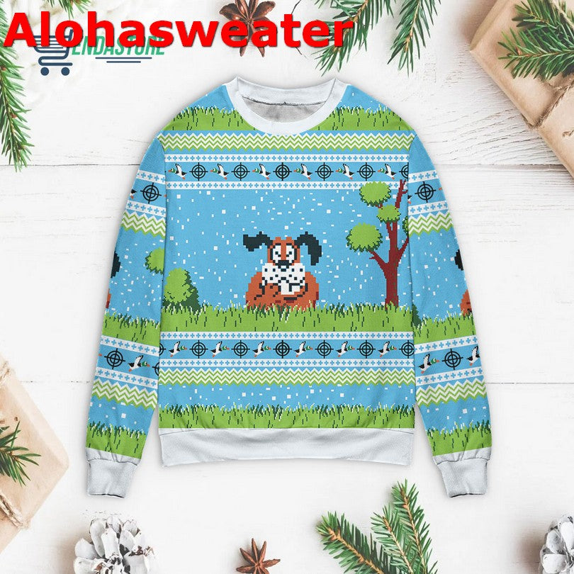 Duck hunt Ugly Christmas Sweater - Holiday Gift product image 2