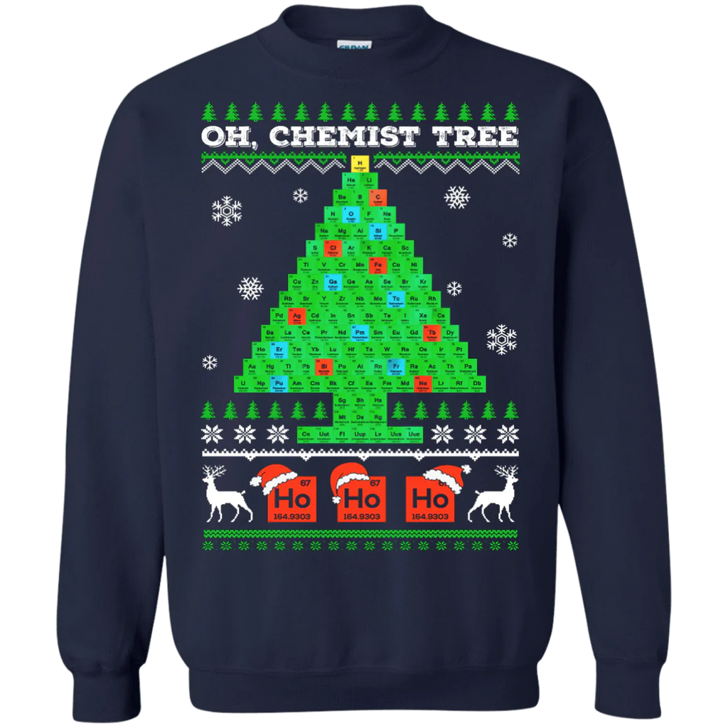 Oh chemistry tree science Christmas Sweater - Holiday Gift product image 2