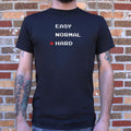 Easy Normal Hard - Adult & Kids T-Shirts, Sweatshirts & Hoodies apparel design preview 1