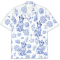 Blue Seashell And Dog Personalized Custom Hawaiian - Adult & Kids T-Shirts, Sweatshirts & Hoodies apparel design preview 1