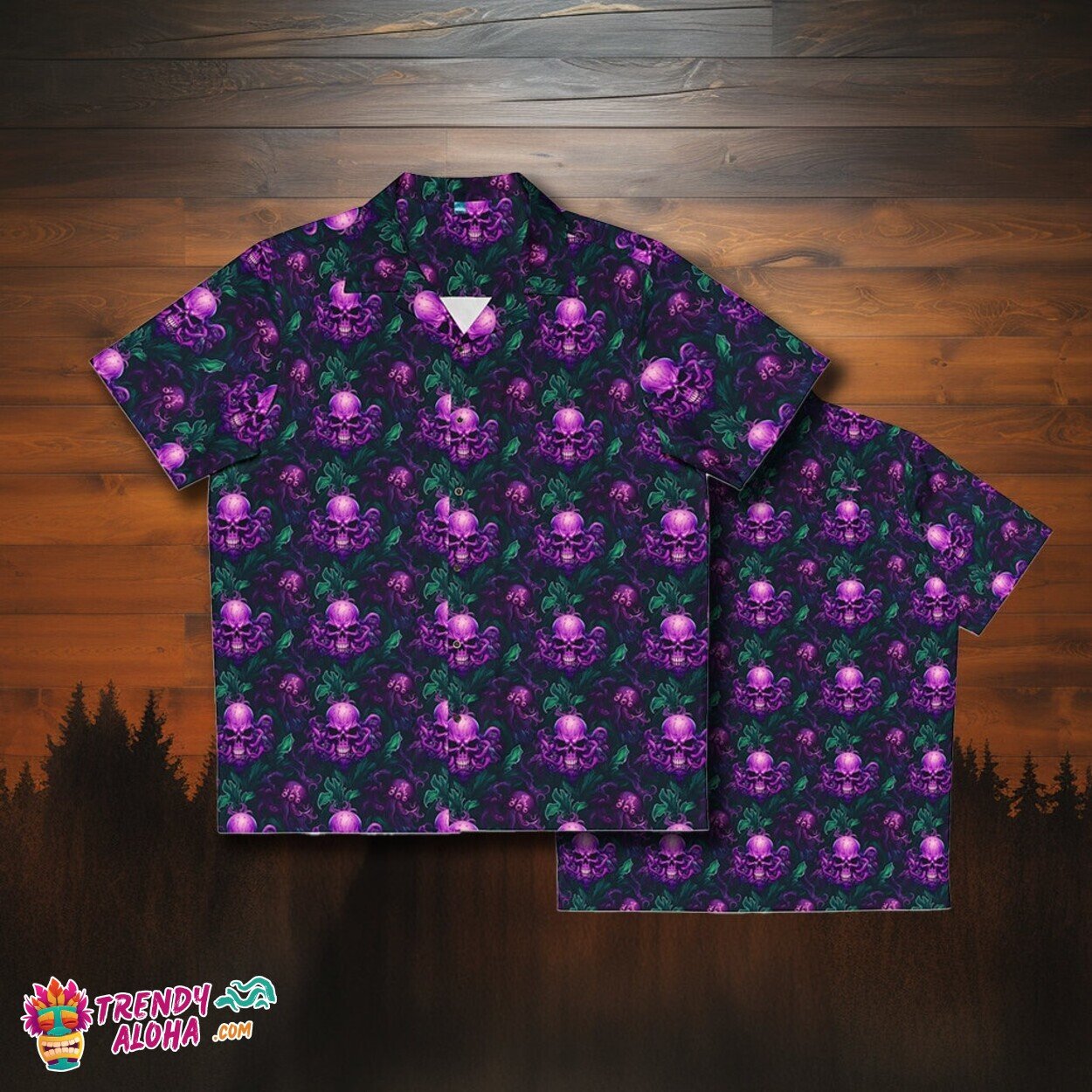 Eldritch Shadows Spooky Horror Men's Tropical Monster - Adult & Kids T-Shirts, Sweatshirts & Hoodies apparel design preview 1