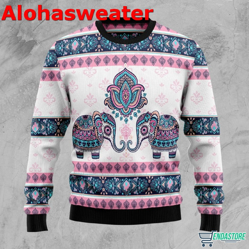 Elephant Noel Ugly Christmas Sweater - Holiday Gift product image 4