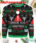 Error 404 Christmas Sweater - Holiday Gift product image