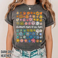 Everyone Is Welcome Here Celebrate Minds All Kinds - Adult & Kids T-Shirts, Sweatshirts & Hoodies apparel design preview 1