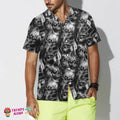 Evil Skull Tattoo Hawaiian Horror Black For Men And - Adult & Kids T-Shirts, Sweatshirts & Hoodies apparel design preview 1