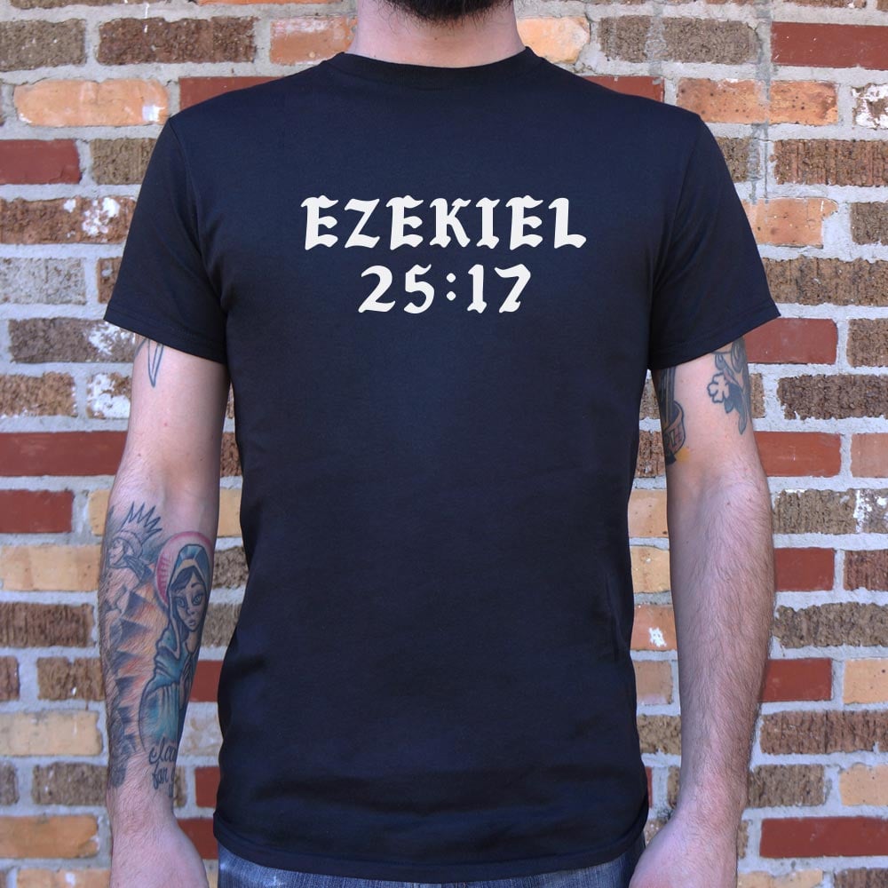 Ezekiel 25:17 - Adult & Kids T-Shirts, Sweatshirts & Hoodies apparel design preview 1