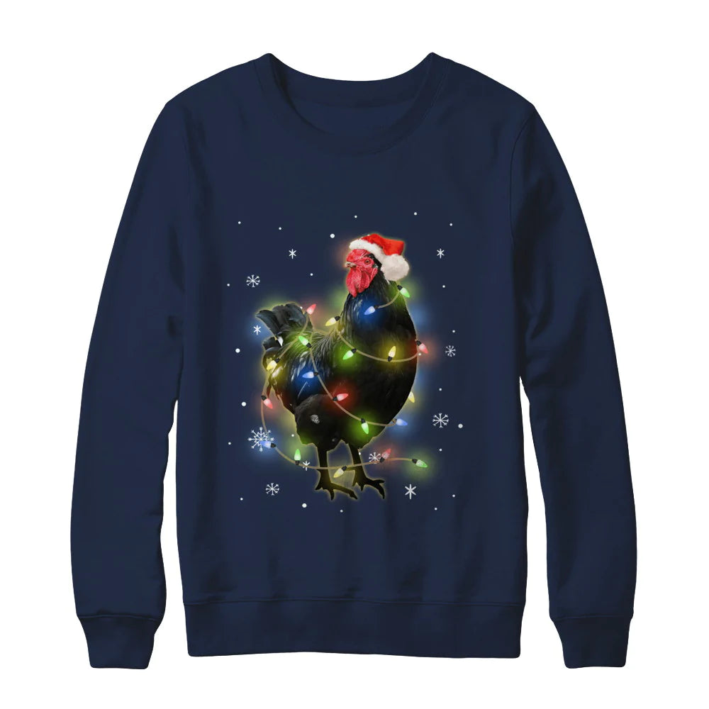 Chickmas lights Christmas Sweater - Holiday Gift product image 3