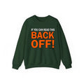 F You Can Read This Back Off Casual Street Fleece - Adult & Kids T-Shirts, Sweatshirts & Hoodies apparel design preview 1