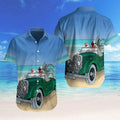 Farm Chicken Driving Car On The Beach Trendy Hawaiian - Adult & Kids T-Shirts, Sweatshirts & Hoodies apparel design preview 1