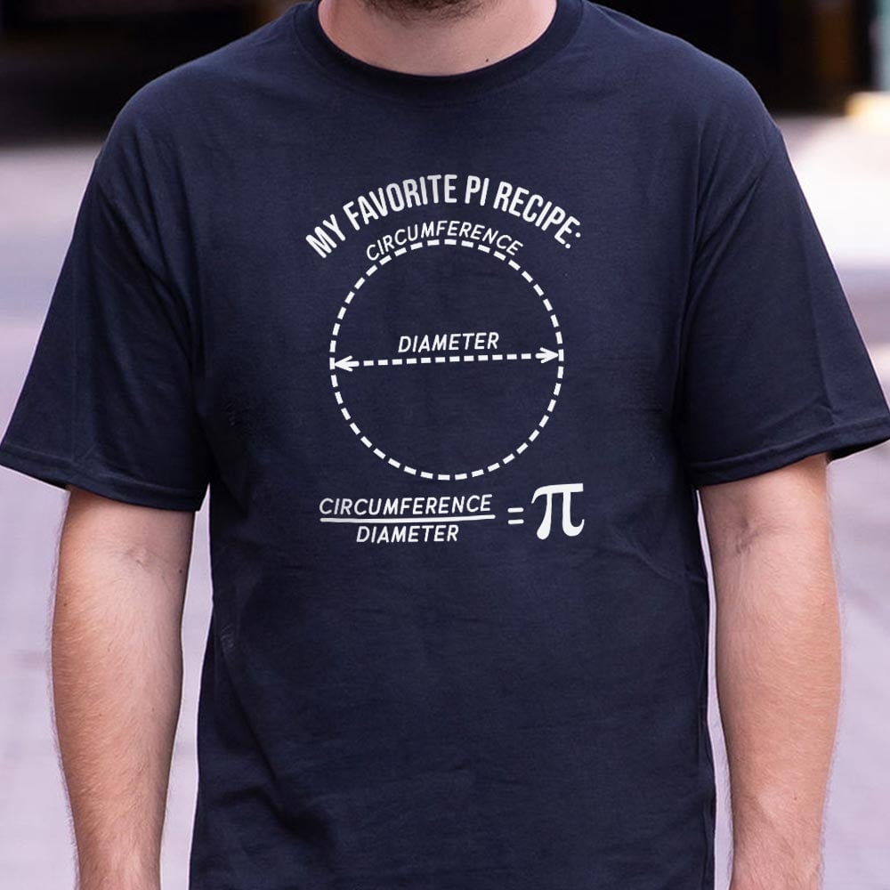 Favorite Pi Recipe - Adult & Kids T-Shirts, Sweatshirts & Hoodies apparel design preview 1