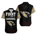 Fight Like A Arizona Cardinals Autism Support - Adult & Kids T-Shirts, Sweatshirts & Hoodies apparel design preview 1