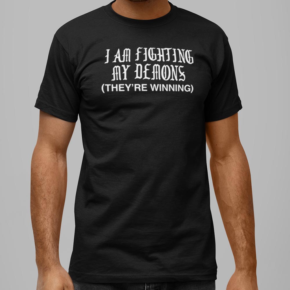 Fighting My Demons - Adult & Kids T-Shirts, Sweatshirts & Hoodies apparel design preview 1