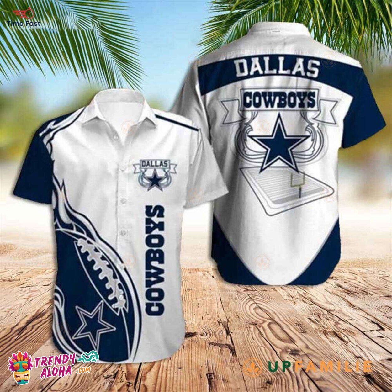Fire Balls Graphic Dallas Cowboys Hawaiian Daring - Adult & Kids T-Shirts, Sweatshirts & Hoodies apparel design preview 1