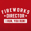 Fireworks Director - Adult & Kids T-Shirts, Sweatshirts & Hoodies apparel design preview 1