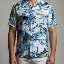 Hawaiian Fish Mens Tropical Ocean Print Button Up - Adult & Kids T-Shirts, Sweatshirts & Hoodies apparel design preview 1