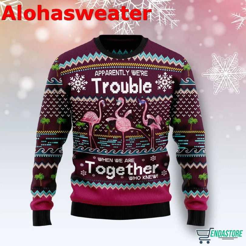 Flamingo Yoga Ugly Christmas Sweater - Holiday Gift product image 3