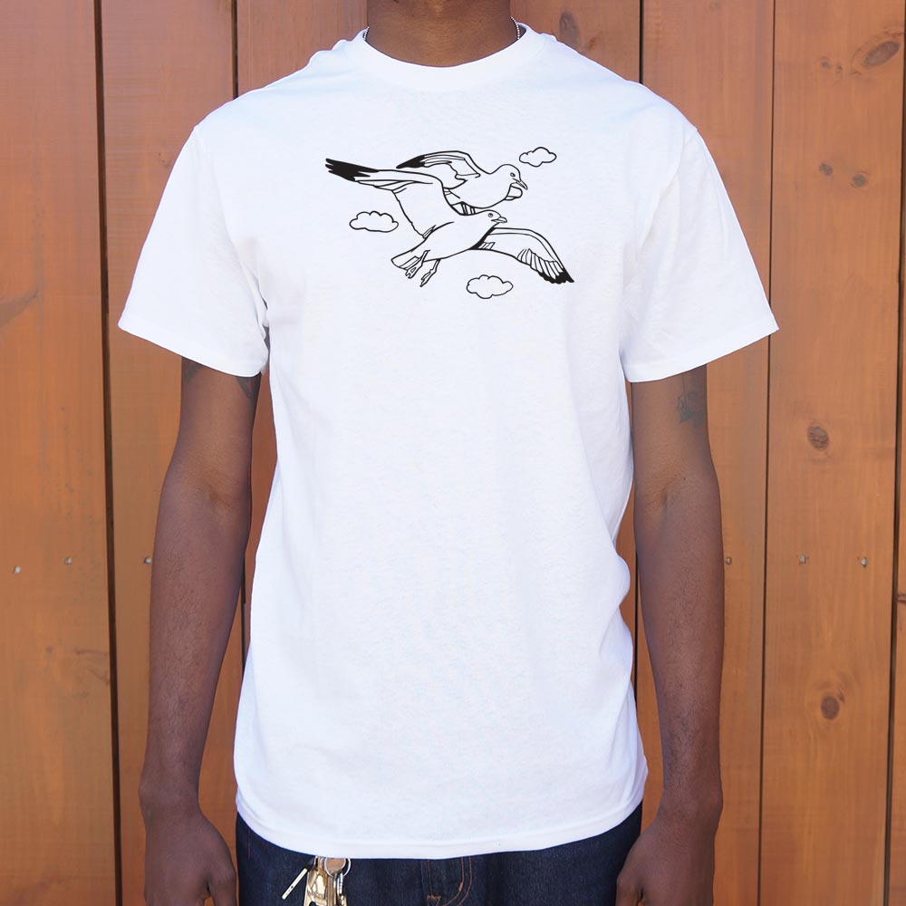 Flying Gulls - Adult & Kids T-Shirts, Sweatshirts & Hoodies apparel design preview 1
