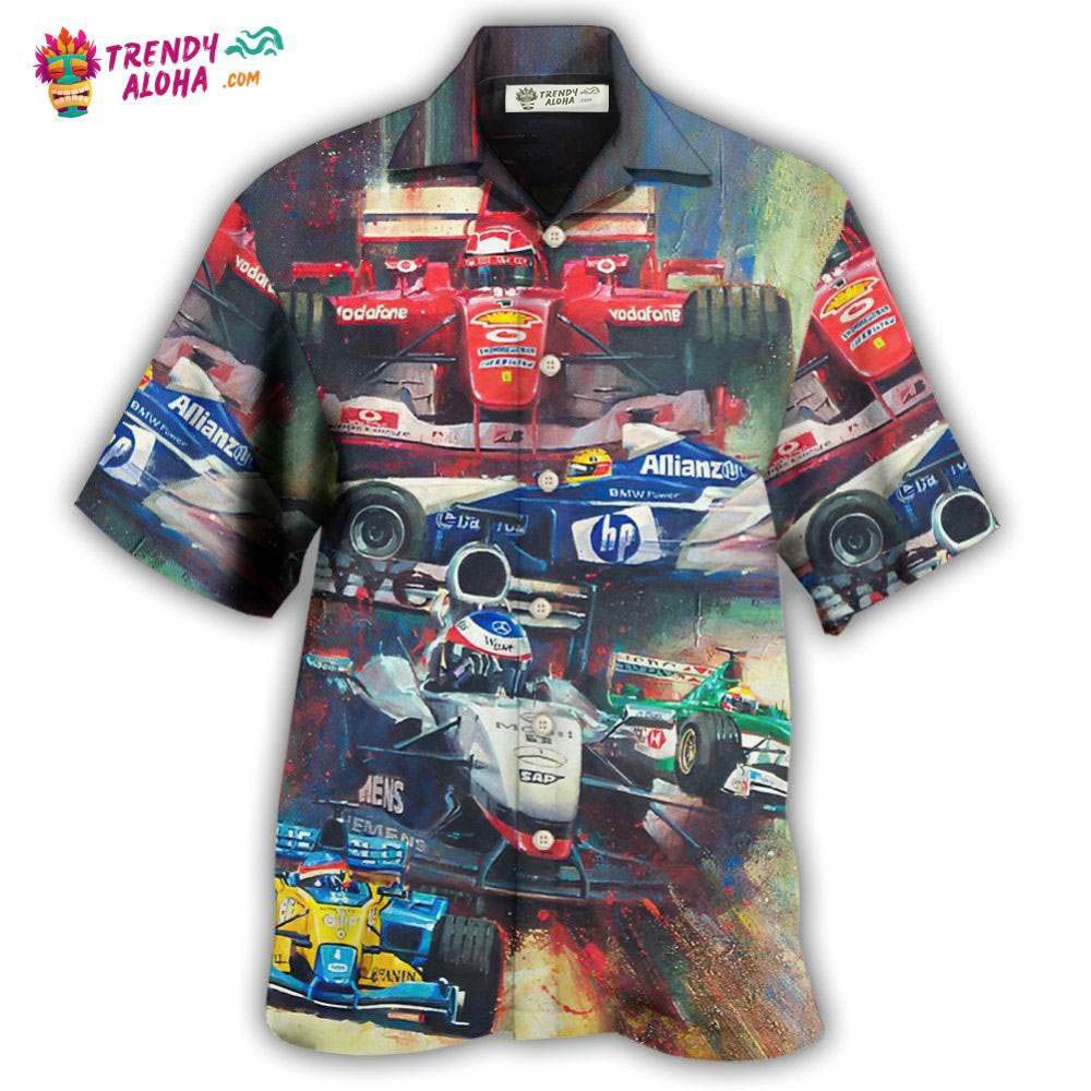 Formula One Car Racing Amazing Unstoppable Hawaiian - Adult & Kids T-Shirts, Sweatshirts & Hoodies apparel design preview 1