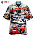 Formula One Car Racing Fast Cool Style Hawaiian - Adult & Kids T-Shirts, Sweatshirts & Hoodies apparel design preview 1