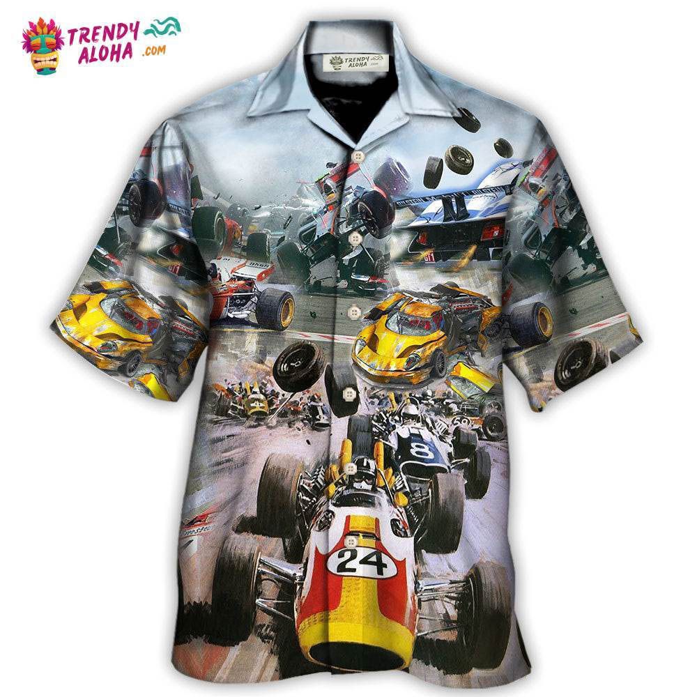 Formula One Car Racing Fast Style Hawaiian Trendy - Adult & Kids T-Shirts, Sweatshirts & Hoodies apparel design preview 1