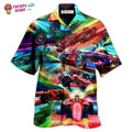 Formula One Car Racing Warning Auto Fast Hawaiian - Adult & Kids T-Shirts, Sweatshirts & Hoodies apparel design preview 1
