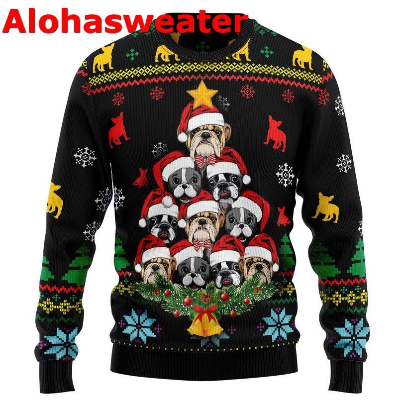 French bulldog Christmas Sweater - Holiday Gift product image
