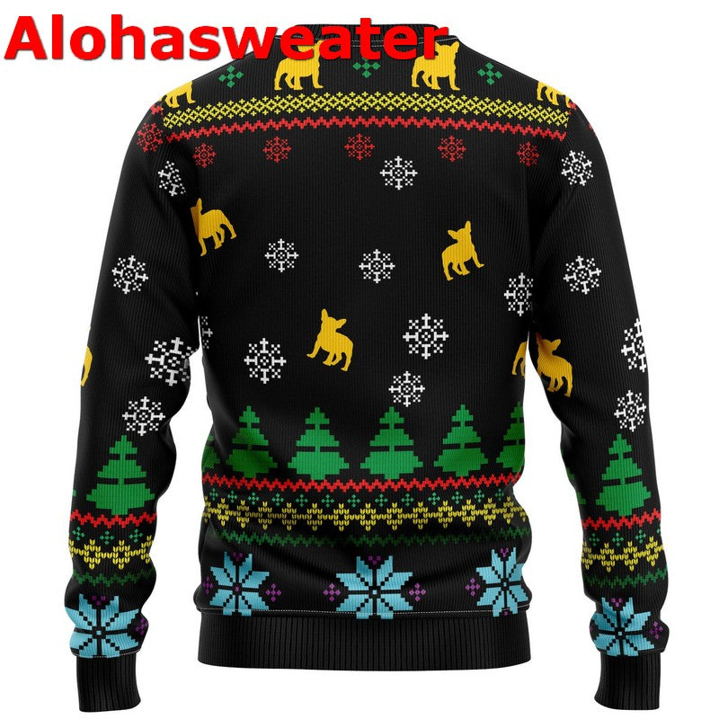 French bulldog Christmas Sweater - Holiday Gift product image 2