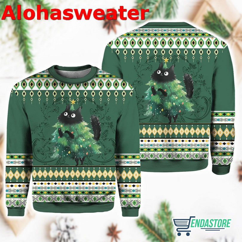 Funny Christmas Tree No Problemo Ugly Christmas Sweater - Holiday Gift product image 3