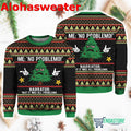 Funny Christmas Tree No Problemo Ugly Christmas Sweater - Holiday Gift product image
