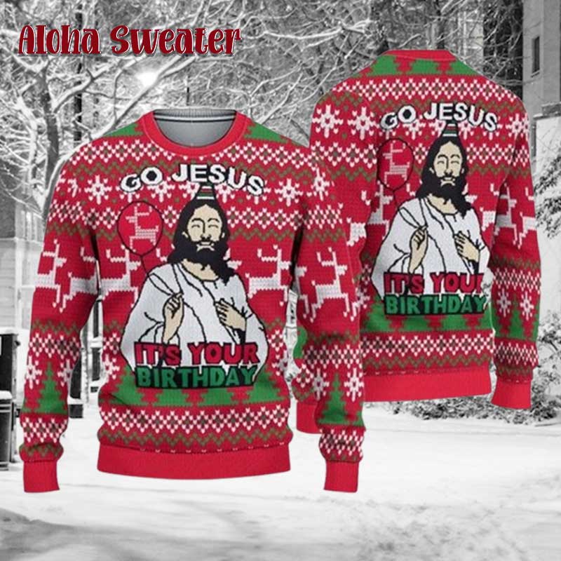 John The Apostle Jesus Ugly Christmas Sweater - Holiday Gift product image 5