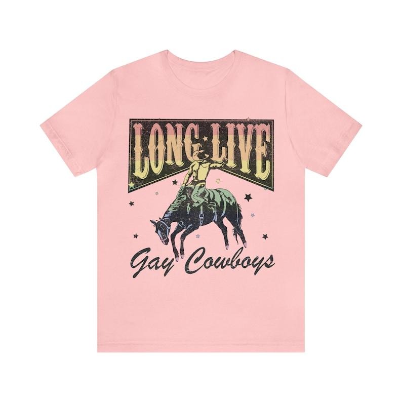 Gay Cowboys Western Retro Lgbtq Pride Cowgirl Queer - Adult & Kids T-Shirts, Sweatshirts & Hoodies apparel design preview 1