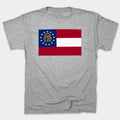 Georgia Flag Full Color - Adult & Kids T-Shirts, Sweatshirts & Hoodies apparel design preview 1