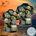 Get Here Flower Skull Hippie Car Hawaiian - Adult & Kids T-Shirts, Sweatshirts & Hoodies apparel design preview 1