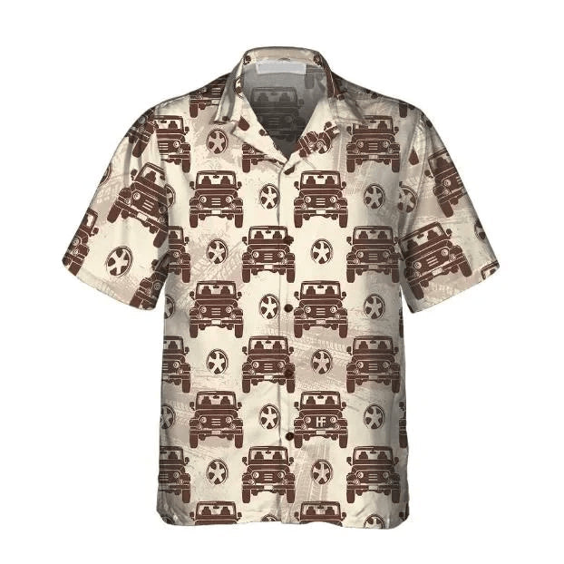 Gift For Cars Lovers Retro Jee Seamless Pattern - Adult & Kids T-Shirts, Sweatshirts & Hoodies apparel design preview 1