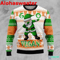 Go Vegan Santa Ugly Christmas Sweater - Holiday Gift product image
