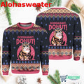 Goddammit Donut Ugly Christmas Sweater - Holiday Gift product image
