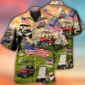 Golf Aloha Trendy Hawaiian For Summer, Club Car Usa - Adult & Kids T-Shirts, Sweatshirts & Hoodies apparel design preview 1
