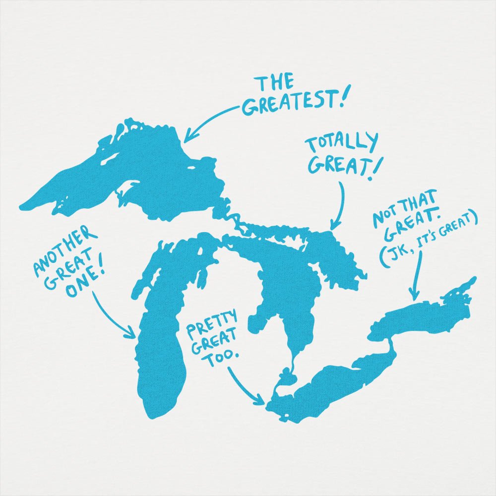 Great Lakes - Adult & Kids T-Shirts, Sweatshirts & Hoodies apparel design preview 1