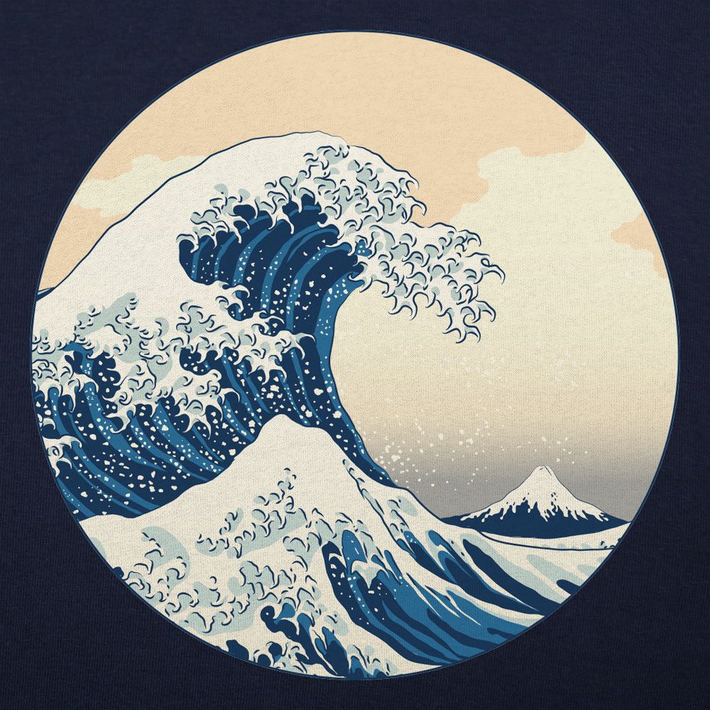 Great Wave Full Color - Adult & Kids T-Shirts, Sweatshirts & Hoodies apparel design preview 1