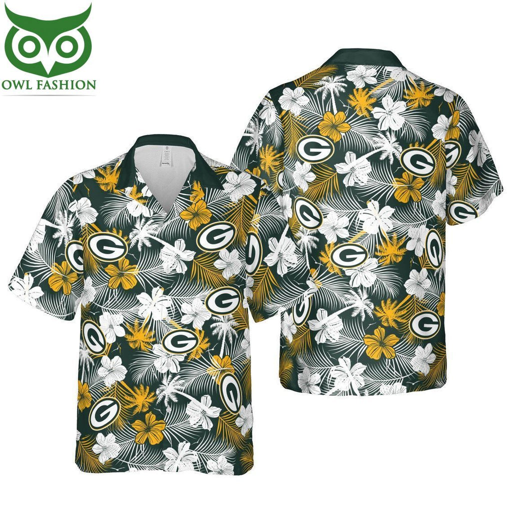 Green Bay Packers Display Football Spirit on Hawaiian - Adult & Kids T-Shirts, Sweatshirts & Hoodies apparel design preview 1