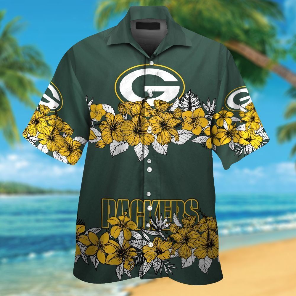 Green Bay Packers Exclusive Hawaiian Design - Adult & Kids T-Shirts, Sweatshirts & Hoodies apparel design preview 1