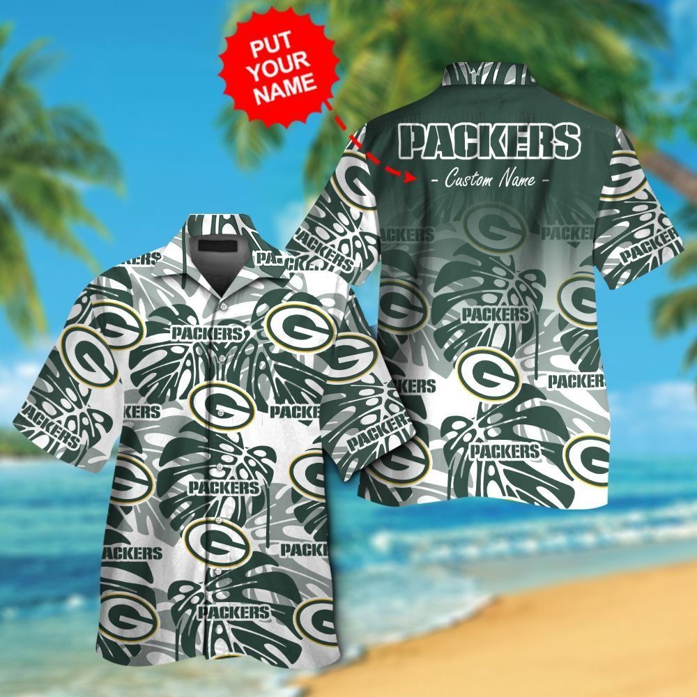 Green Bay Packers Exclusive Tropical Hawaiian - Adult & Kids T-Shirts, Sweatshirts & Hoodies apparel design preview 1