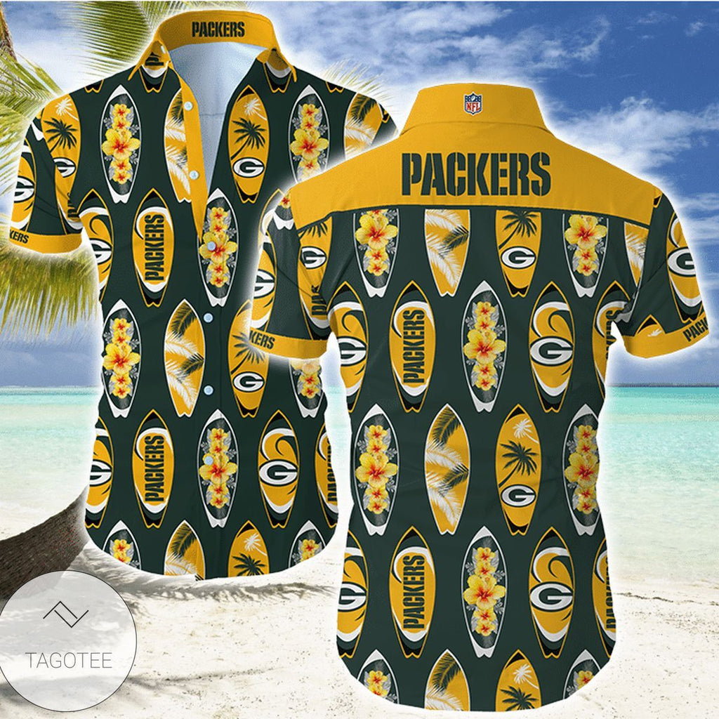 Green Bay Packers Funny Hawaiian For Men - Adult & Kids T-Shirts, Sweatshirts & Hoodies apparel design preview 1