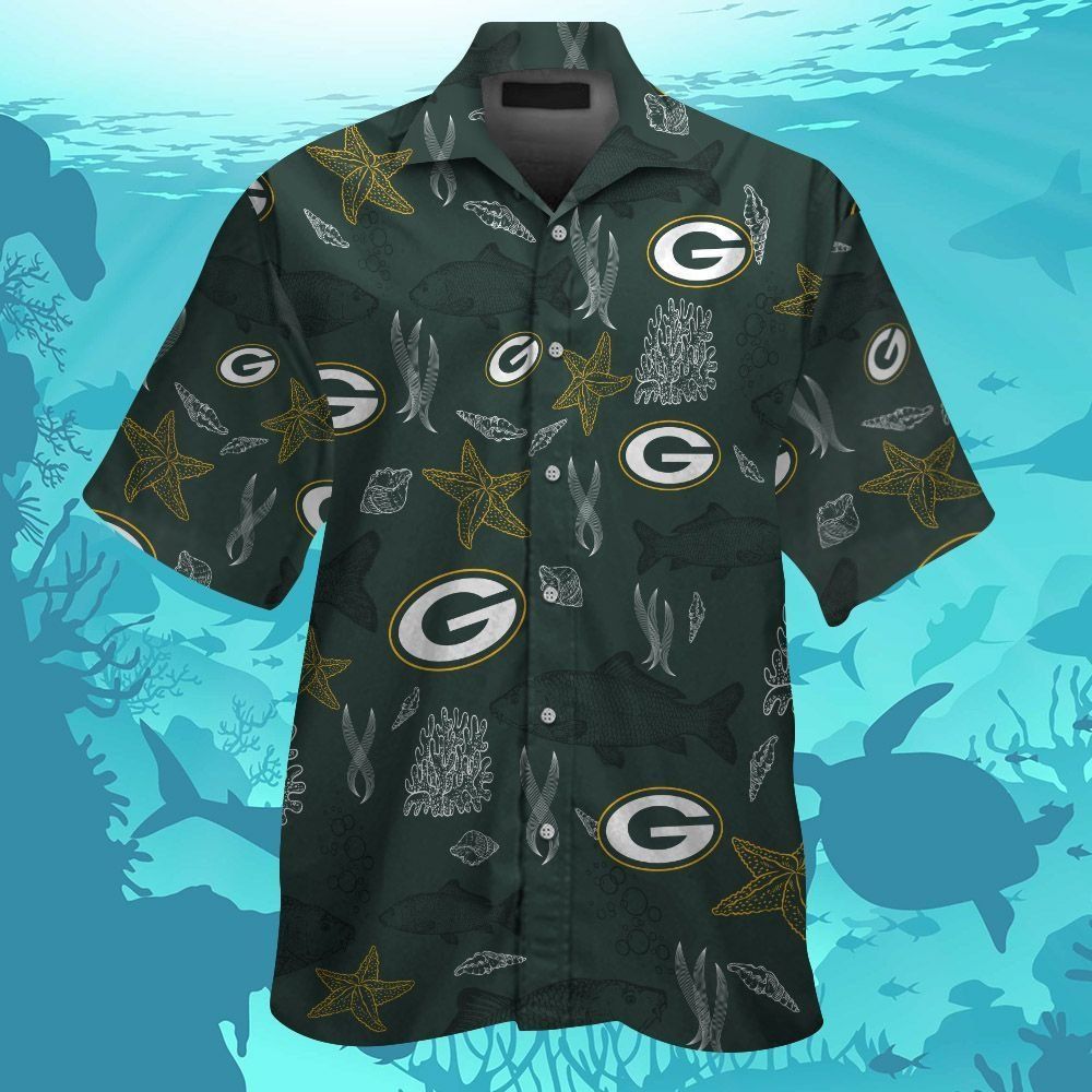 Green Bay Packers Hawaiian Unique Design - Adult & Kids T-Shirts, Sweatshirts & Hoodies apparel design preview 1