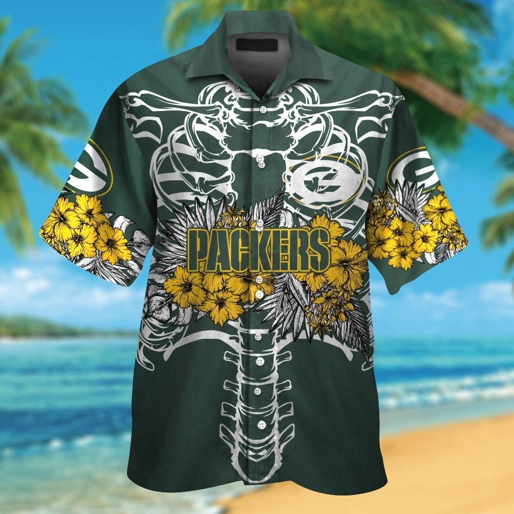 Green Bay Packers Hawaiian Tropical Exclusive - Adult & Kids T-Shirts, Sweatshirts & Hoodies apparel design preview 1