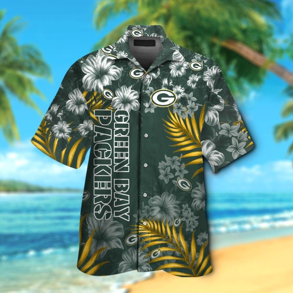 Green Bay Packers Hawaiian Tropical Trend - Adult & Kids T-Shirts, Sweatshirts & Hoodies apparel design preview 1