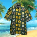 Green Bay Packers Tropical Hawaiian Design Edition - Adult & Kids T-Shirts, Sweatshirts & Hoodies apparel design preview 1