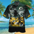 Green Bay Packers Tropical Hawaiian Unique Design - Adult & Kids T-Shirts, Sweatshirts & Hoodies apparel design preview 1
