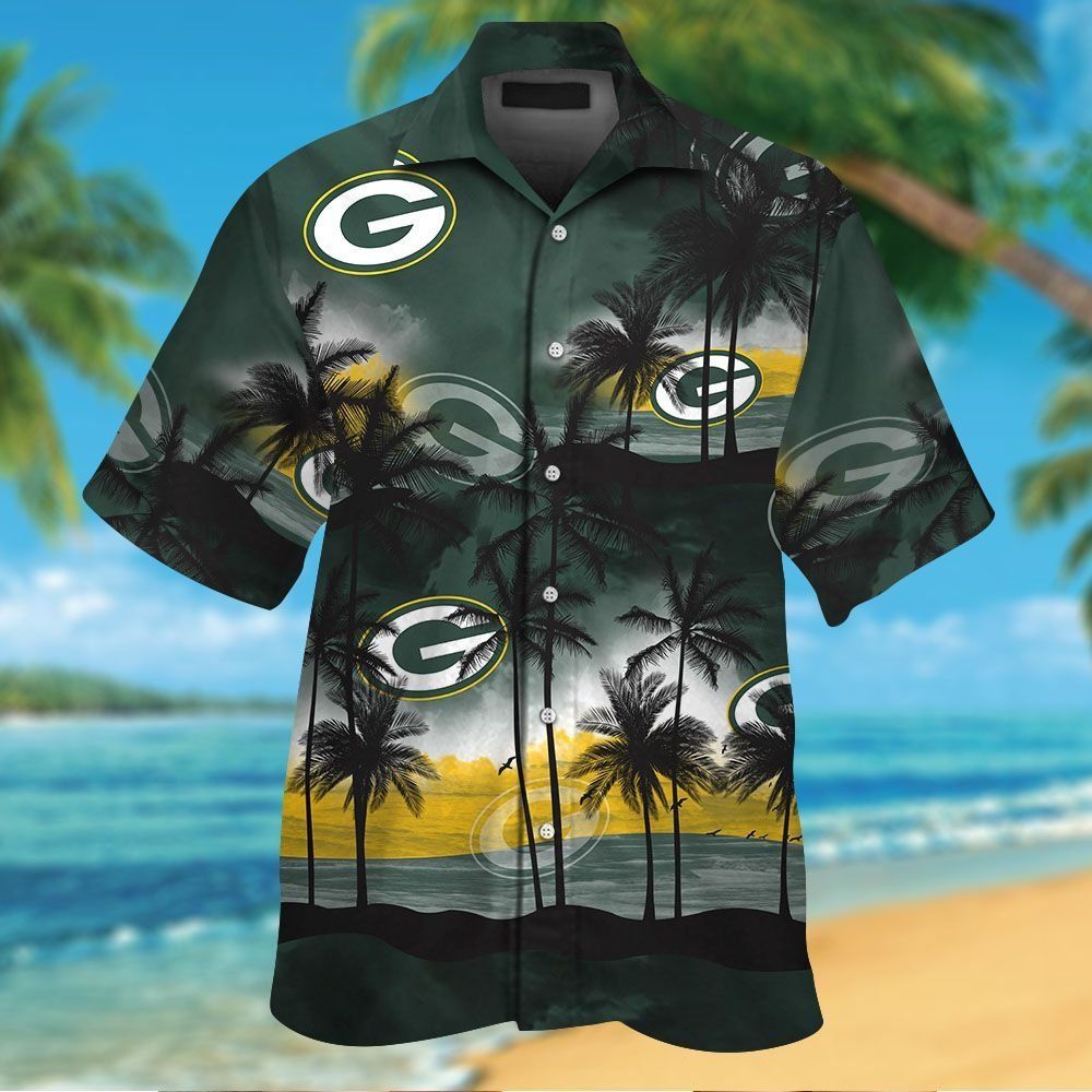 Green Bay Packers Tropical Unique Hawaiian - Adult & Kids T-Shirts, Sweatshirts & Hoodies apparel design preview 1